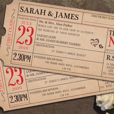 wedding invitation announcement