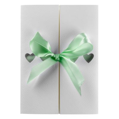 Jade green wedding invitations