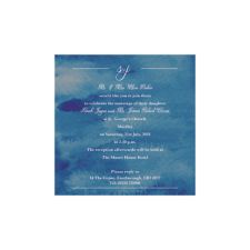 Blue Wedding Invitations Turquoise Navy Teal Invites B G